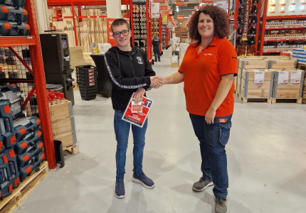 Kluscheque voor trouwe puzzelaar