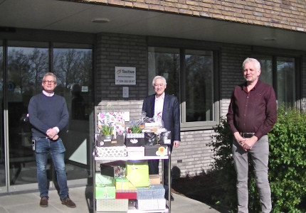 Buddybox voor Tactus cliënten Zutphen lichtpuntje met Pasen