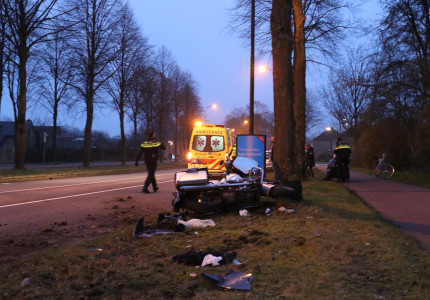 Motorrijder gewond bij ongeval in Apeldoorn