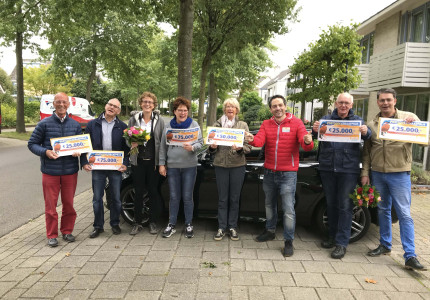 Inwoners Apeldoorn winnen 462.500 euro bij Postcode Loterij