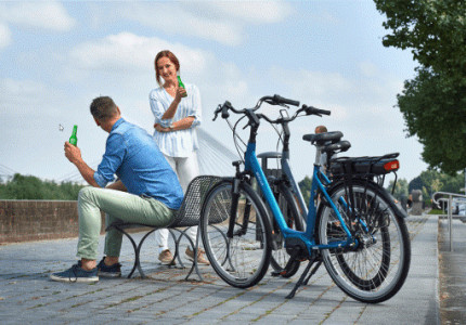 Eén op de vijf stapt met alcohol op de e-bike