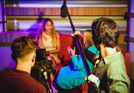Nieuw talent in lokale talkshow