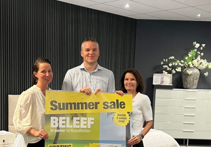 Beleef de Summer Sale bij Koops Bedden