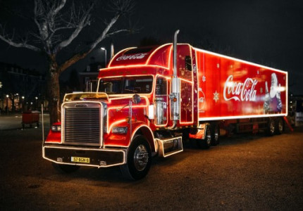 Coca-Cola kersttruck naar Apeldoorn