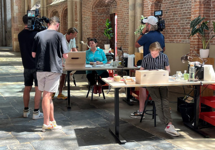 Deventer decor voor televisieprogramma rond miniatuurbouwers