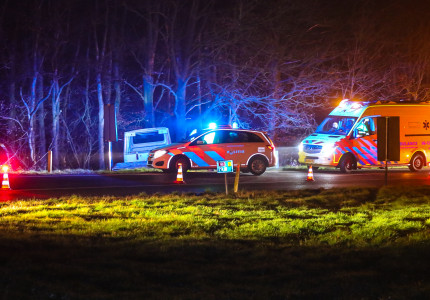 Ernstig ongeval in bocht van afrit A1 bij Ugchelen
