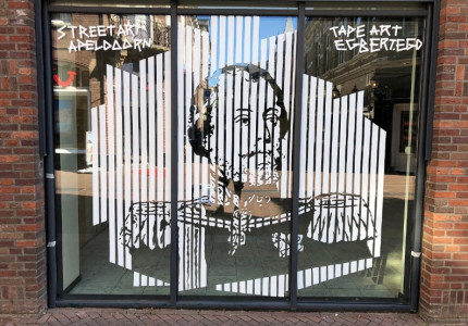 Street Art siert leegstand binnenstad