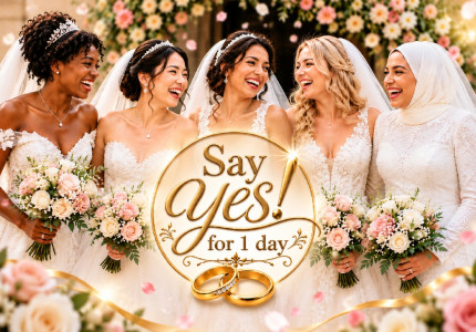 Say YES! for 1 day laat iedereen stralen in een trouwbeleving zonder verplichtingen