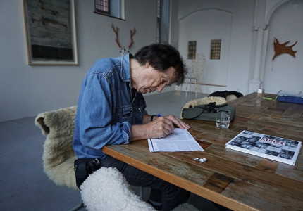 Lezing bij expositie in Dat Bolwerck