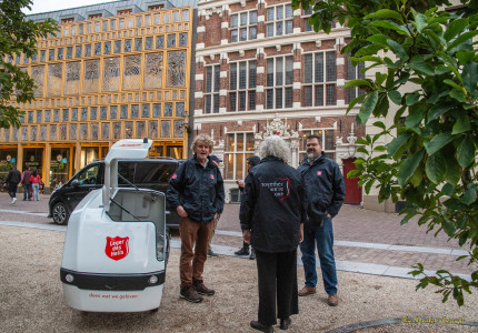 Soepfiets Leger des Heils is terug: warmte op wielen
