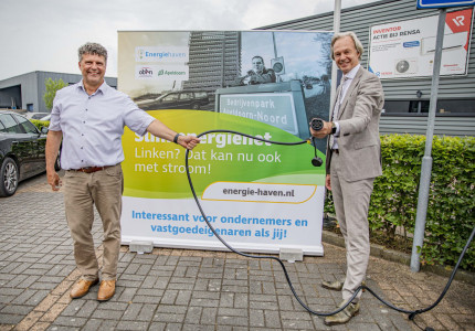 Slim energienet op bedrijvenpark Apeldoorn-Noord geopend