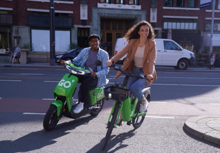 Nu ook elektrische deelfietsen in Apeldoorn