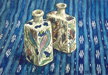 Jaap Nieuwenhuis – stillevens in aquarel