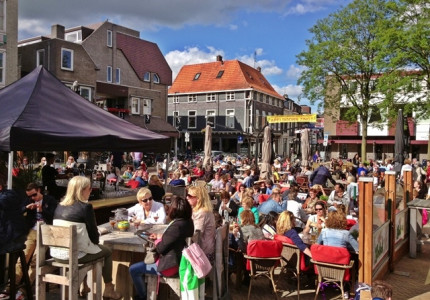 ‘Lekker biertje, goed eten, in alle rust mensen kijken’