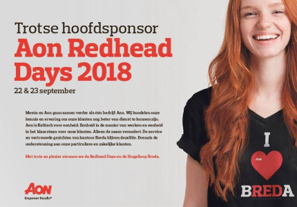 Breda kleurt dit weekend weer rood dankzij Aon