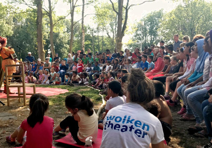 Betoverende circusdag in AZC