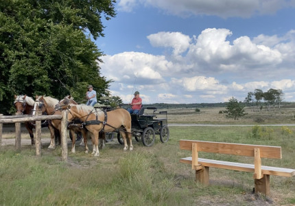 Rustpunten markeren project upgrade hippische routes