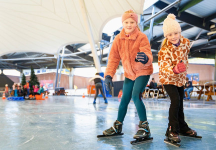 Schaatsen kunnen uit het vet