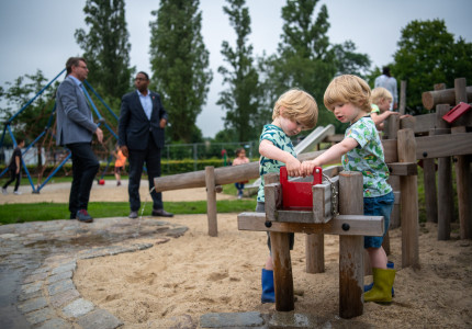 Speelvertier in Apeldoornse wijk Staatsliedenkwartier