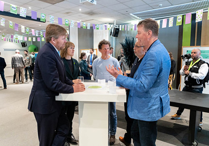 Koning spreekt over lokale energie