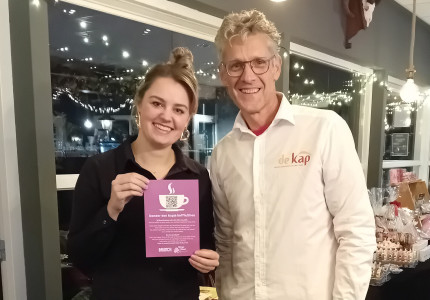 Doneer een kopje koffie voor een ander