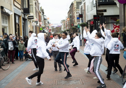 Flashmob Waterschapsverkiezingen