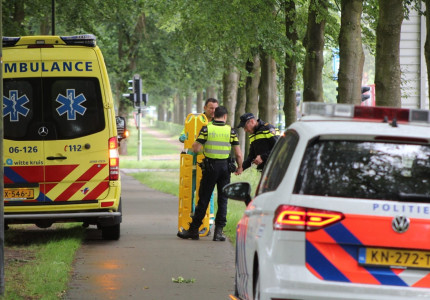 Brommerrijder komt ten val