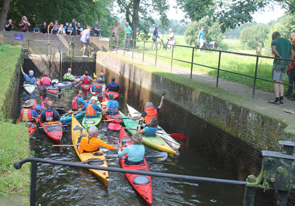 Kanotoertocht op Berkel