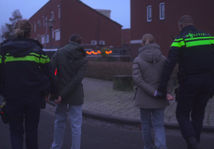 Op de vlucht voor de politie