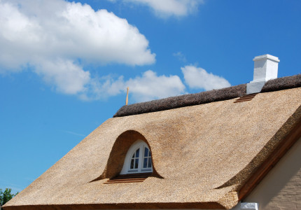 Stookalarm voor rietgedekte woningen