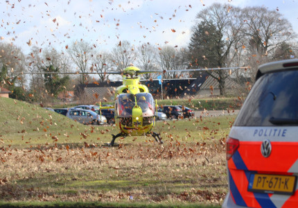 Traumahelikopter opgeroepen voor medisch incident