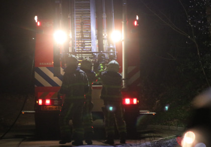 Schoorsteenbrand bij restaurant