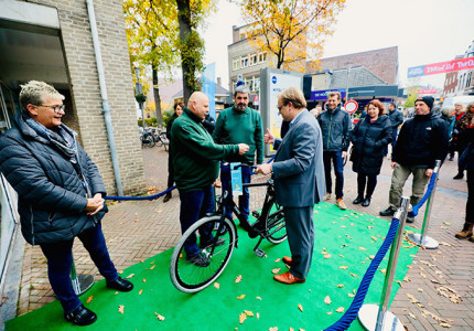 Nieuwe fietsenstalling op ideale locatie