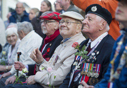 Optreden voor de veteranen