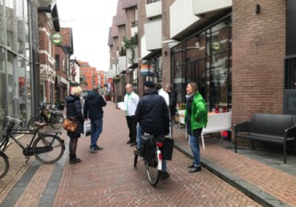 GroenLinks en D66 Apeldoorn in gesprek over Kapelstraat
