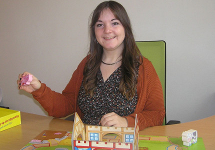Astrid de Sonnaville maakt logopedie leuk