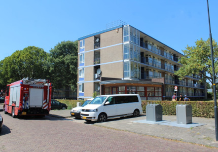 Brandlucht in flat