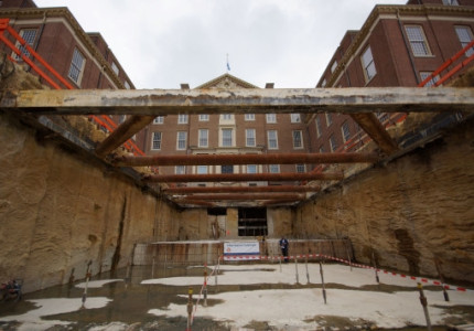 Bouwput Paleis Het Loo voltooid