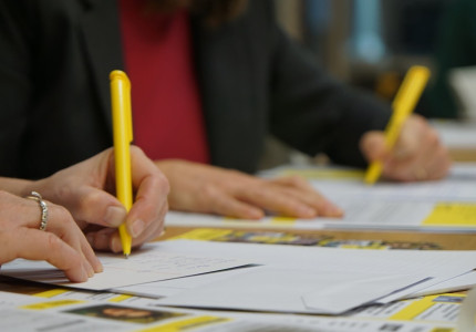 Collecte en schrijfmiddag Amnesty International