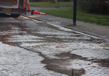Geen tot weinig water door leidingbreuk in Apeldoorn Zuid