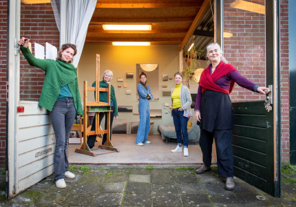 Kunstenaars zetten deuren open