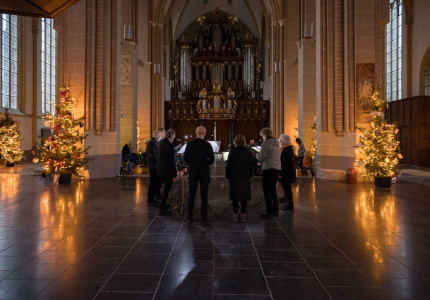 Kerstkraam tijdens Kerstfestival