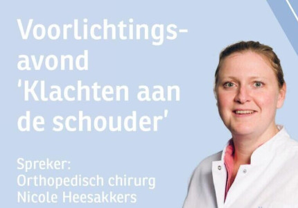 Voorlichtingsavond ‘Klachten aan de schouder’