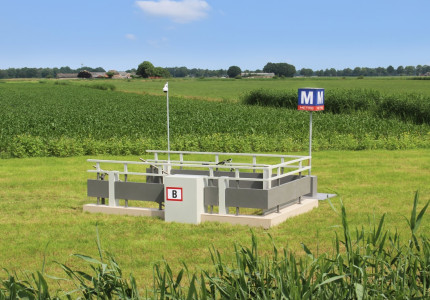 Metrostation in tuin Musea Zutphen