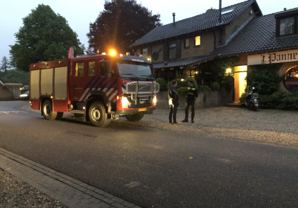Waterlekkage laat brandalarm afgaan bij Pannekoekenhuis in Ugchelen