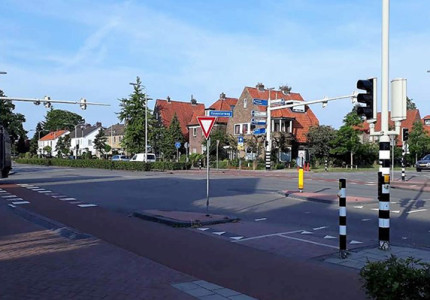 Nieuw ontwerp voor kruispunt