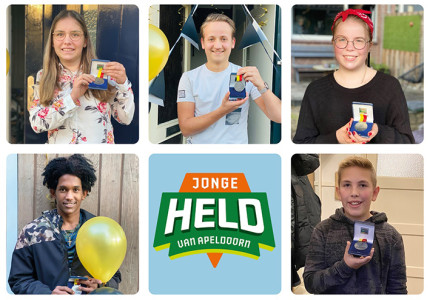 Jeugdlintje voor vijf Apeldoornse helden