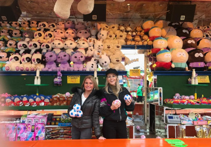Chantal op de kermis!