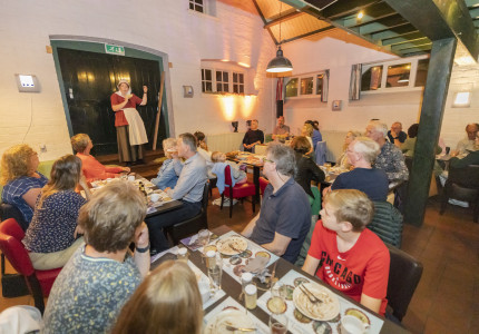 Stukje historie onder het eten