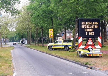 Werkzaamheden aan de Gildenlaan